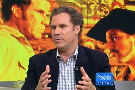 Will Ferrell appears on Spanish tv for Despierta America